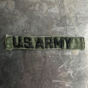 U.S. ARMY embroidered tape patch - Vintage